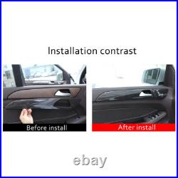 4 Carbon Fiber Color Car Interior Door Trim Panel For Benz ML GL GLS Class W166 4 Carbon Fiber Color Car Interior Door Trim Panel For Benz ML GL GLS Class W166