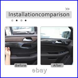 4 Carbon Fiber Color Car Interior Door Trim Panel For Benz ML GL GLS Class W166 4 Carbon Fiber Color Car Interior Door Trim Panel For Benz ML GL GLS Class W166