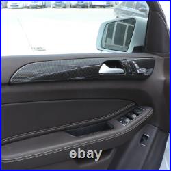 4 Carbon Fiber Color Car Interior Door Trim Panel For Benz ML GL GLS Class W166 4 Carbon Fiber Color Car Interior Door Trim Panel For Benz ML GL GLS Class W166