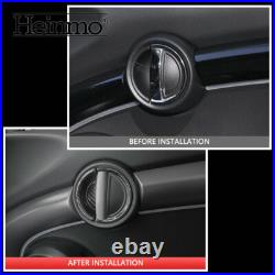 4 X Carbon Fiber Car Interior Door Handle Cover Trim For Mini Cooper F55 F54 17+