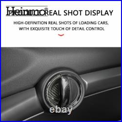 4 X Carbon Fiber Car Interior Door Handle Cover Trim For Mini Cooper F55 F54 17+
