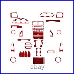 40Pcs Red Carbon Fiber Full Interior? Kit Cover Trim For BMW 3 Series M3 E46 40Pcs Red Carbon Fiber Full Interior? Kit Cover Trim For BMW 3 Series M3 E46