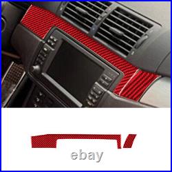 40Pcs Red Carbon Fiber Full Interior? Kit Cover Trim For BMW 3 Series M3 E46 40Pcs Red Carbon Fiber Full Interior? Kit Cover Trim For BMW 3 Series M3 E46