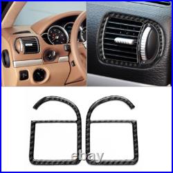 42Pcs Carbon Fiber Full Interior Kit Cover Trim For Porsche Cayenne 2003-10