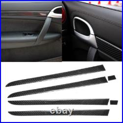 42Pcs Carbon Fiber Full Interior Kit Cover Trim For Porsche Cayenne 2003-10