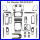 43Pcs Carbon Fiber Full Interior Kit Cover Trim For 2015-2022 Chrysler 300