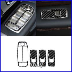 44Pcs Carbon Fiber Interior Full Kit Trim Sticker For Jaguar XF 2009-2011