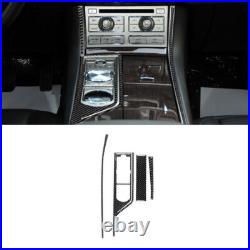 44Pcs Carbon Fiber Interior Full Kit Trim Sticker For Jaguar XF 2009-2011