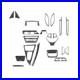 45Pcs Carbon Fiber Full Interior Set Kit Trim For BMW 6 Series F12 F13 2011-18