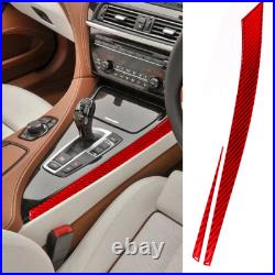 45Pcs Red Carbon Fiber Full Interior Set Kit Trim For BMW 6 Series F12 F13 11-18