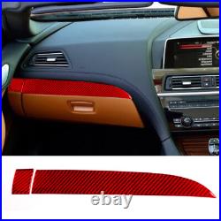 45Pcs Red Carbon Fiber Full Interior Set Kit Trim For BMW 6 Series F12 F13 11-18