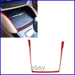 45pcs Red Carbon Fiber Full kits Interior Trim For BMW X5 X6 2008-13