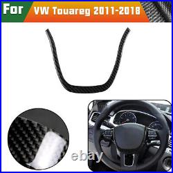 49Pcs/Set Carbon Fiber Interior Full Cover Trim For VW Touareg 2010-2018