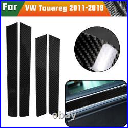 49Pcs/Set Carbon Fiber Interior Full Cover Trim For VW Touareg 2010-2018