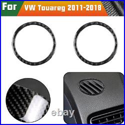 49Pcs/Set Carbon Fiber Interior Full Cover Trim For VW Touareg 2010-2018