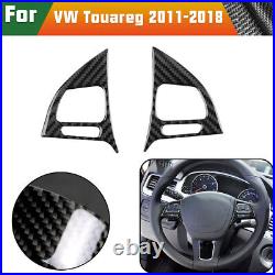 49Pcs/Set Carbon Fiber Interior Full Cover Trim For VW Touareg 2010-2018