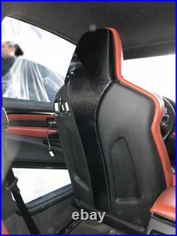 4PCS Carbon Fiber Interior Seat Back Trim Cover for BMW F80 M3 F82 F83 M4 14-19