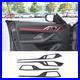 4PCS Real Carbon Fiber Interior Door Panel Trim For BMW 4 Series 4-Door 2022