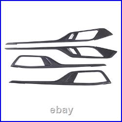 4PCS Real Carbon Fiber Interior Door Panel Trim For BMW 4 Series 4-Door 2022