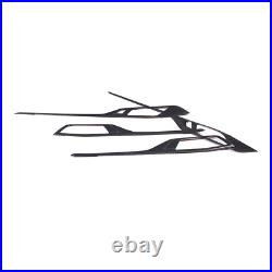 4PCS Real Carbon Fiber Interior Door Panel Trim For BMW 4 Series 4-Door 2022