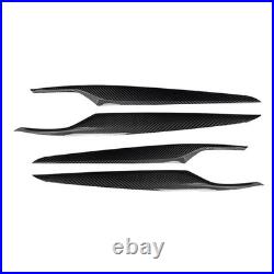 4X Car Interior Door Handle Panel Trim For BMW G30 G31 G38 2018-22 Carbon Fiber