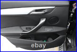 4X Carbon Fiber Inner Interior Door Pull Handle Trim Cover For BMW X1 2016-2020