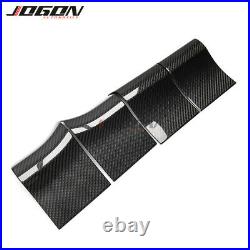 4pc Car Interior Door Handle Panel Trim For Ford F150 2015- 2020 Real Dry Carbon