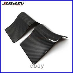 4pc Car Interior Door Handle Panel Trim For Ford F150 2015- 2020 Real Dry Carbon