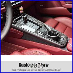 4x Dry Carbon Interior Set Cover Trim For Porsche 911 992 Carrera 4 Turbo 2019UP