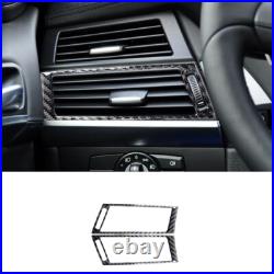 50Pcs Carbon Fiber Full Interior Kit Cover Trim For BMW X5 E70 X6 E71