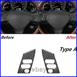 50Pcs Carbon Fiber Interior Full Kit Trim For LEXUS RX330 RX350 2004-2009 RHD