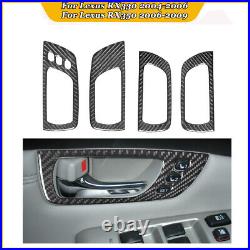 50X Carbon Fiber Interior Complete Full Set Panel Trim Cover For Lexus RX330 350