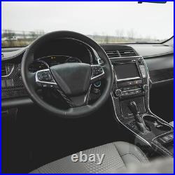 54Pcs Real Carbon Fiber Full Interior Kit Cover Trim For Toyota Camry 2015-2017