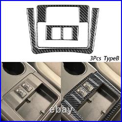 54Pcs Real Carbon Fiber Full Interior Kit Cover Trim For Toyota Camry 2015-2017