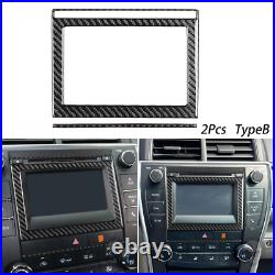 54Pcs Real Carbon Fiber Full Interior Kit Cover Trim For Toyota Camry 2015-2017