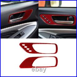 54pcs Red Carbon Fiber Full Kits Interior Trim For Lexus RC300 350 200t