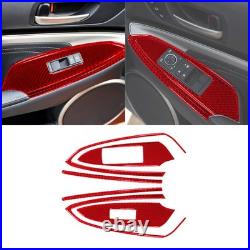 54pcs Red Carbon Fiber Full Kits Interior Trim For Lexus RC300 350 200t