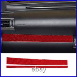 54pcs Red Carbon Fiber Full Kits Interior Trim For Lexus RC300 350 200t