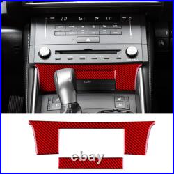 54pcs Red Carbon Fiber Full Kits Interior Trim For Lexus RC300 350 200t