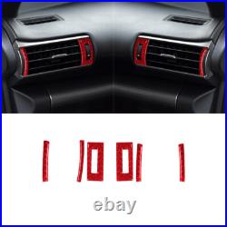 54pcs Red Carbon Fiber Full Kits Interior Trim For Lexus RC300 350 200t