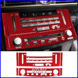 54pcs Red Carbon Fiber Full Kits Interior Trim For Lexus RC300 350 200t