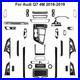 55Pcs RHD Carbon Fiber Full Interior Kit Cover Trim For Audi Q7 4M 2016-2019