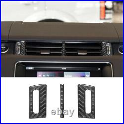 57Pcs Carbon Fiber Full Interior Kit Cover Trim For Land Rover Range Rover