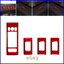 57Pcs Red Carbon Fiber Full Interior Kit Cover Trim For Land Rover Range Rover