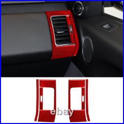 57Pcs Red Carbon Fiber Full Interior Kit Cover Trim For Land Rover Range Rover