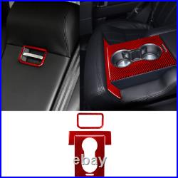 57Pcs Red Carbon Fiber Full Interior Kit Cover Trim For Land Rover Range Rover