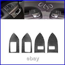 59Pcs Carbon Fiber Interior Cover Trim Kit Set For Range Rover Sport 2014-2017