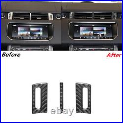 59Pcs Carbon Fiber Interior Cover Trim Kit Set For Range Rover Sport 2014-2017