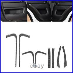 59Pcs Carbon Fiber Interior Cover Trim Kit Set For Range Rover Sport 2014-2017