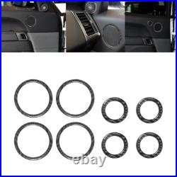 59Pcs Carbon Fiber Interior Full Cover Trim For Land Range Rover Sport 2014-2017